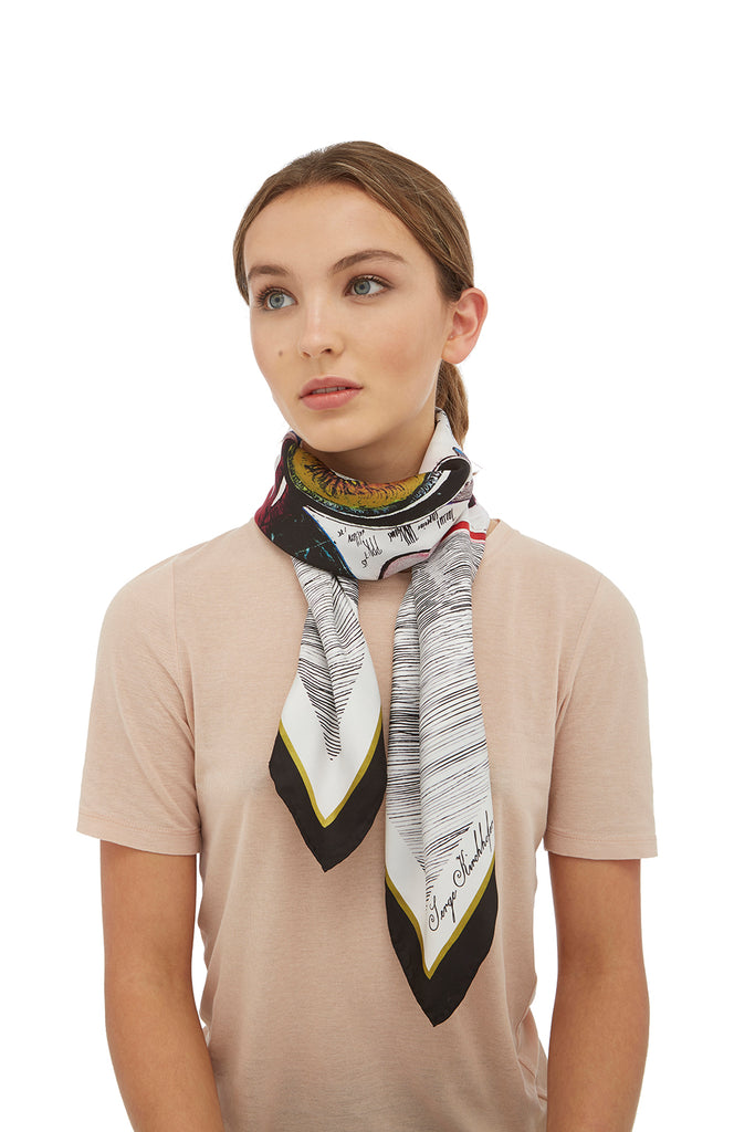 Hearts & Eyes 90 x 90cm